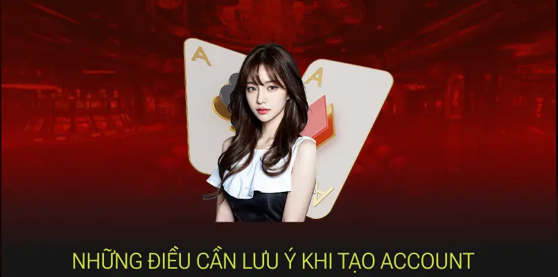 Những điều cần lưu ý khi tạo account